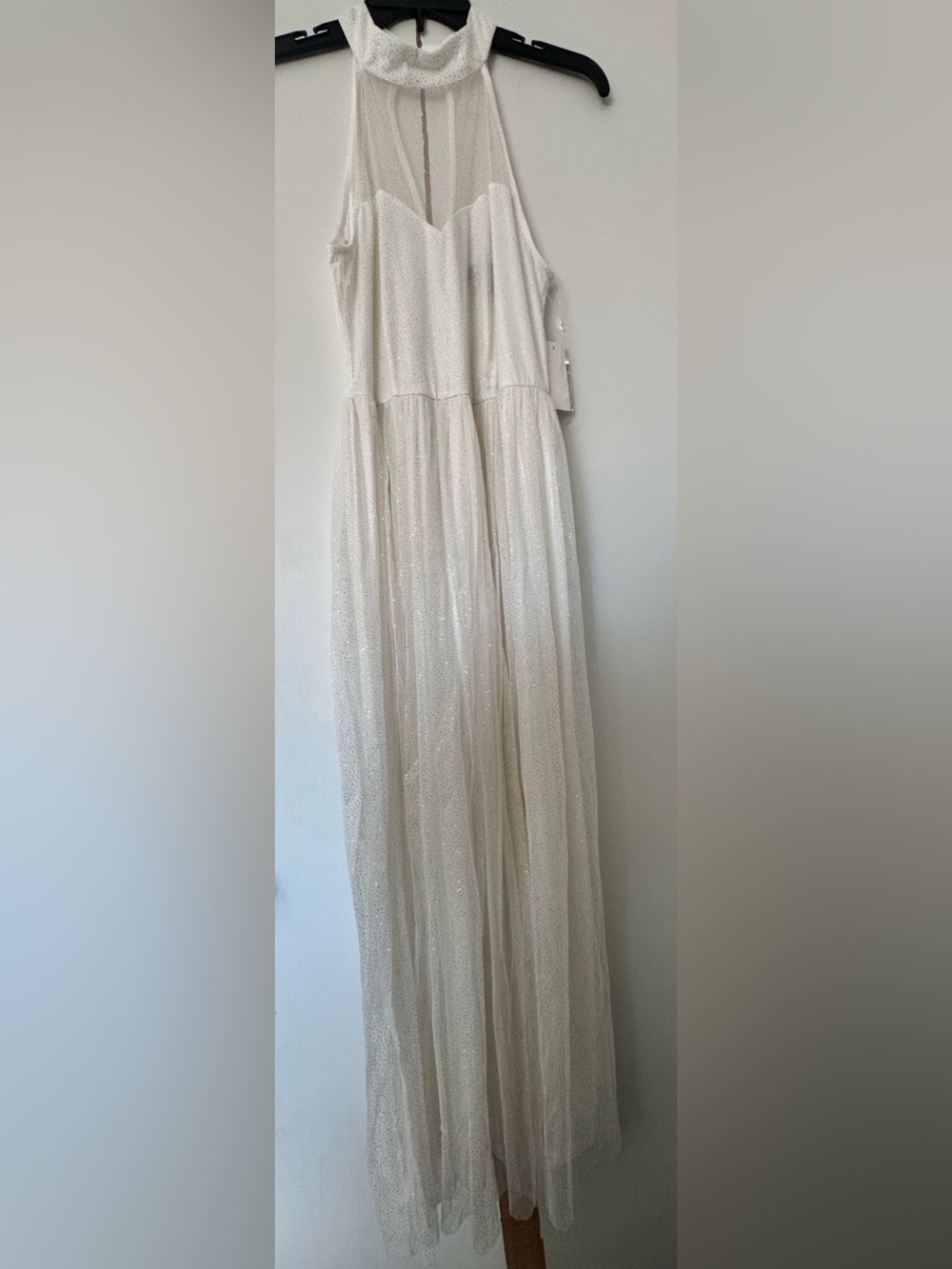 Gold Sparkling Ivory dress - Elegant Women's Special Occasion Dress